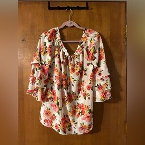 Speed Limit Floral Blouse